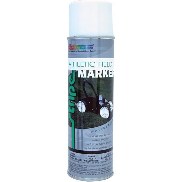 Seymour 20 Oz Athletic Field Stripe Marking Spray, White, Water Base, Case Of 12