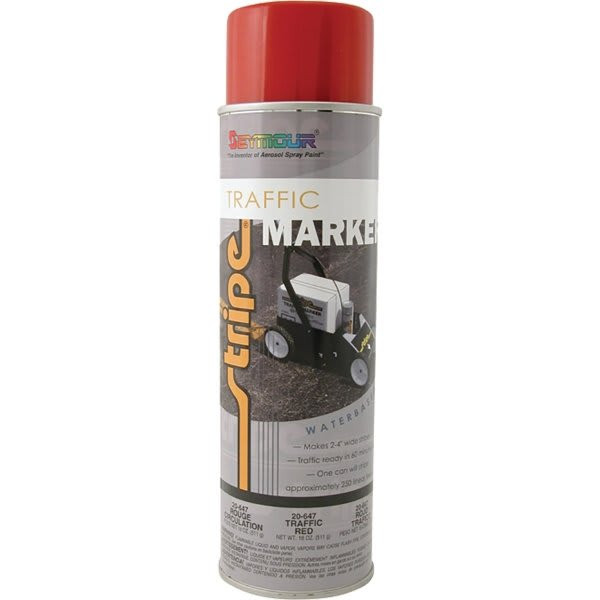 Seymour 20-647 20 Oz. Red Traffic Marker Spray, Case Of 12