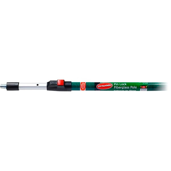 Dynamic Hz001972 6'-12' 1.8m-3.6m Pin Lock Fiberglass Extension Pole