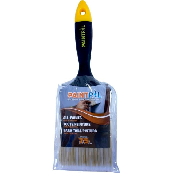 Dynamic 09807 3" 75mm Paint Pal Flat Polyester Brush