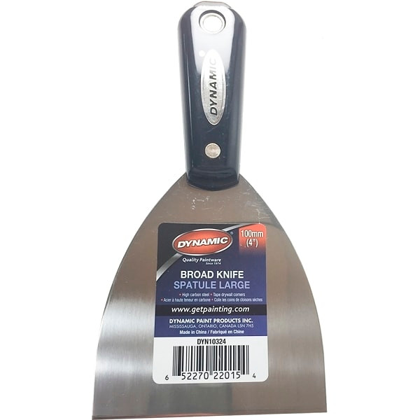 Dynamic Dyn10324 Handle 4" Flex Broad Knife W/Hammer Cap And Carbon Steel Blade
