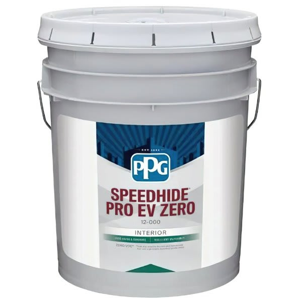 Ppg Architectural Finishes Speedhide Flat Interior Paint, White 217480