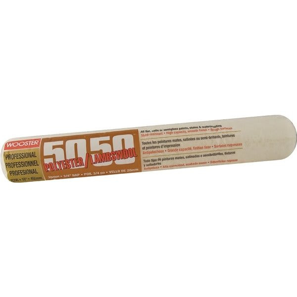Wooster R296 18" 50/50 3/4" Nap Roller Cover, Package Of 6