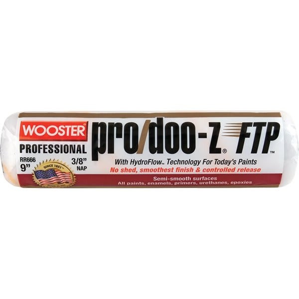 Wooster Rr868 9" Pro/Doo-Z FTP 3/8" Nap Promo Pack, Package Of 8 Kits