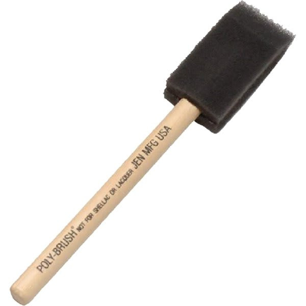 Jen Mfg 1br 1" Poly Brush, Package Of 48