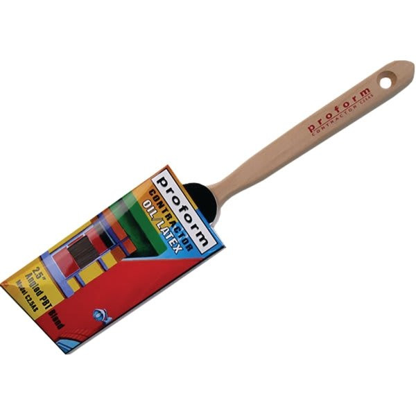 Proform 2.5" Contractor Angled Cut Brush, Standard Handle, Package Of 12