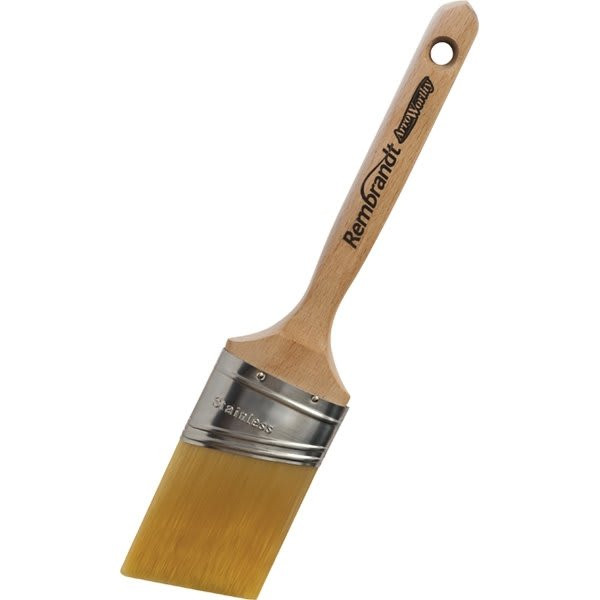 Arroworthy 6420 3" Rembrandt Polyester Blend Semi-Oval Angle Sash Brush