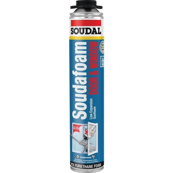 Soudal Foam Low Expansion Gun Foam 24 Ounce Can Pack Of 3