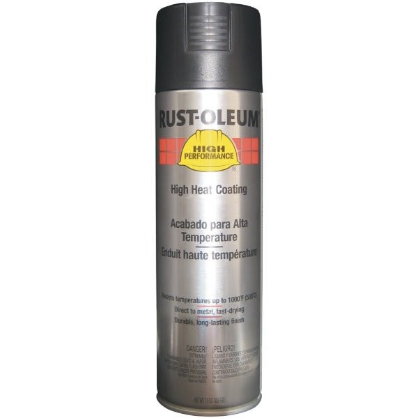 Rust-Oleum 15 Oz. Flat Black High Heat Spray Paint 246554