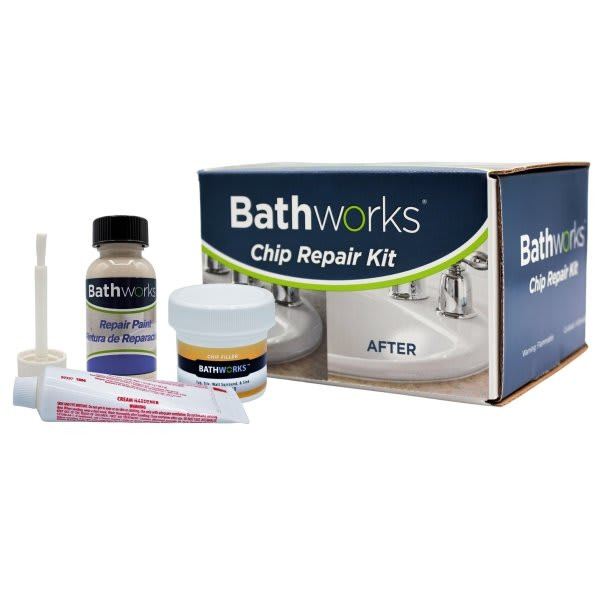 Bathworks 4 Oz Tub And Tile Chip Repair Kit In Biscuit