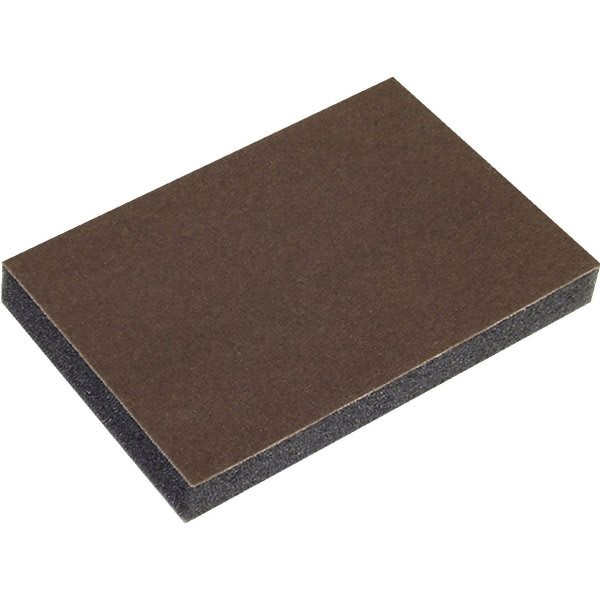 Norton 04069 3" X 4" X 1/2" 220 Grit Flex Sanding Pad Bulk, Case Of 108