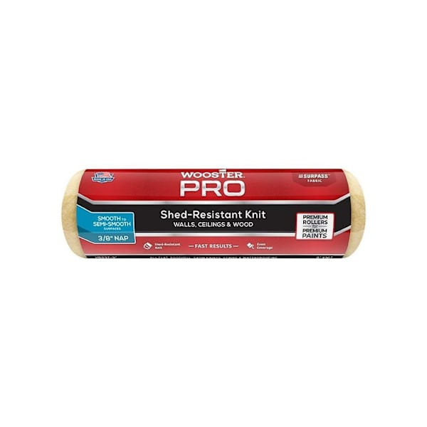 Wooster 9 In. X 3/8 In. PRO Surpass Shed-Resistant Knit High-Density Fabric Roller Cover 312135