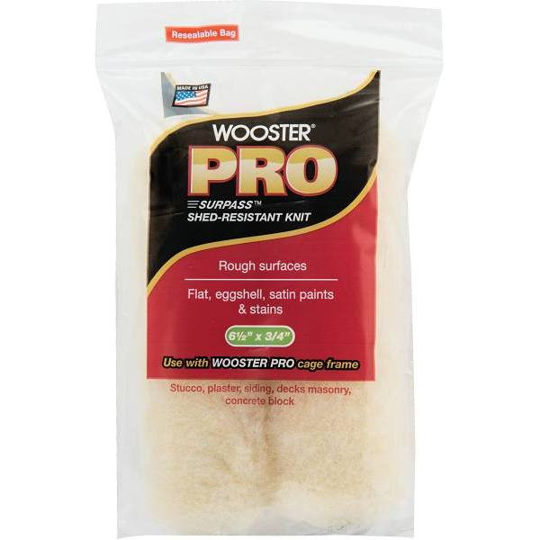Wooster 6-1/2 In. X 3/4 In. PRO Surpass Shed-Resistant Knit Mini Roller Cage Frame