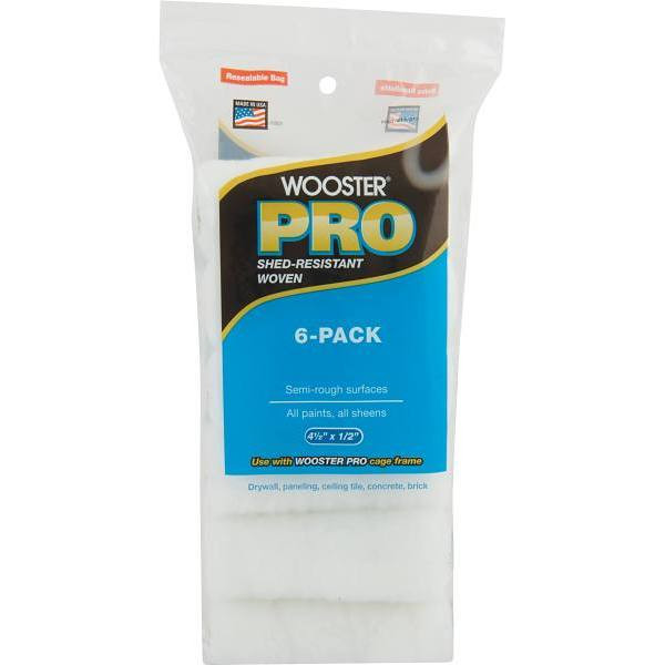 Wooster 4-1/2 In. X 1/2 In. High-Density PRO Woven Fabric Cage Frame Mini Roller