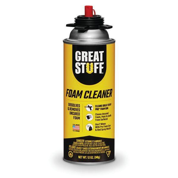 Great Stuff 12 Oz. Insulating Spray Foam Sealant Dispensing Gun Cleaner 318528