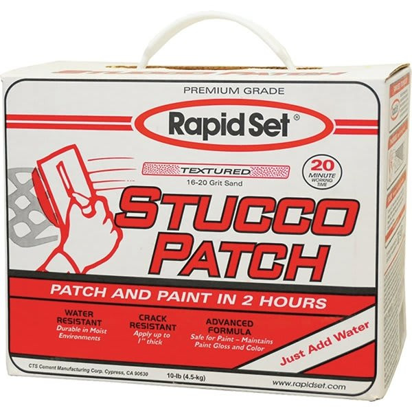 Rapid Set 71020010 10lb Stucco Patch Stucco Repair Material