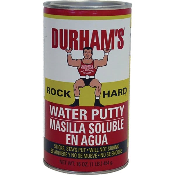 Durhams 00001 1lb Can Rock Hard Water Putty, Case Of 12