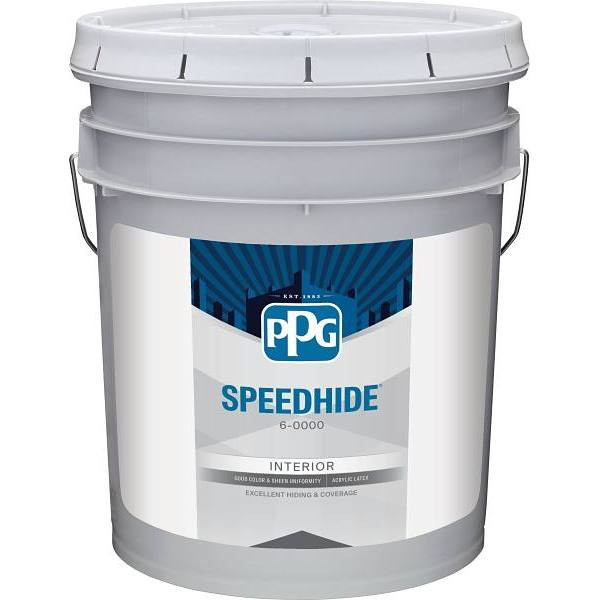 Ppg Architectural Finishes Speedhide Ext Latex Satin Paint, Neutral, 5 Gallon