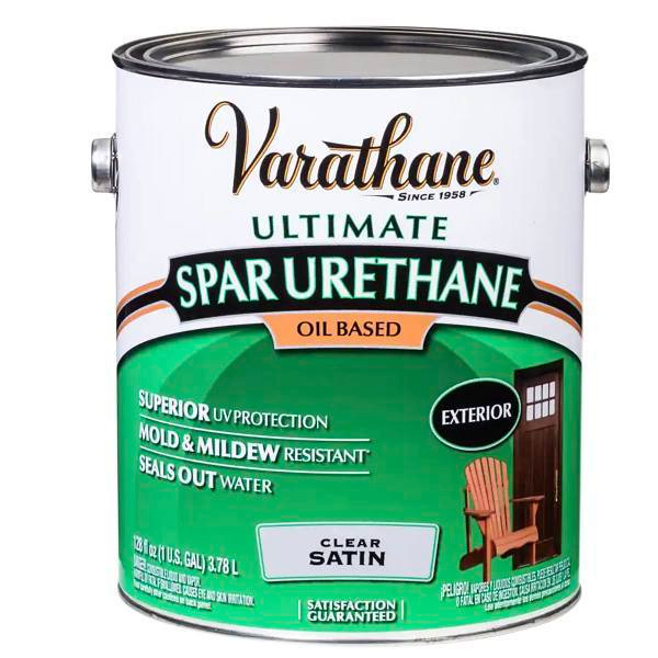 Rust-Oleum Varathane Ultimate Spar Urethane Finish, Satin, 1 Gallon, Case Of 2