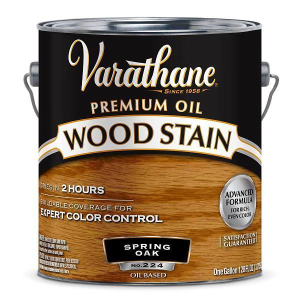 Rust-Oleum Varathane High Solid Wiping Stain, Spring Oak, 1 Gallon, Case Of 2