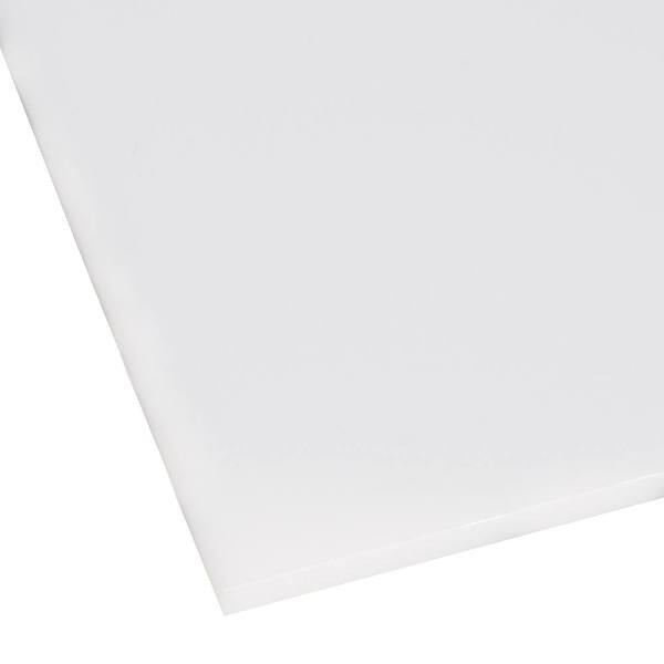 Professional Plastics 1/4"X12"X48" White Cutting Board Sheet