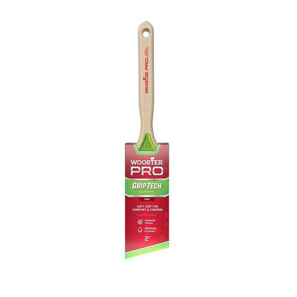 Wooster PRO 2 In. Griptech Polyester Angle Sash Brush