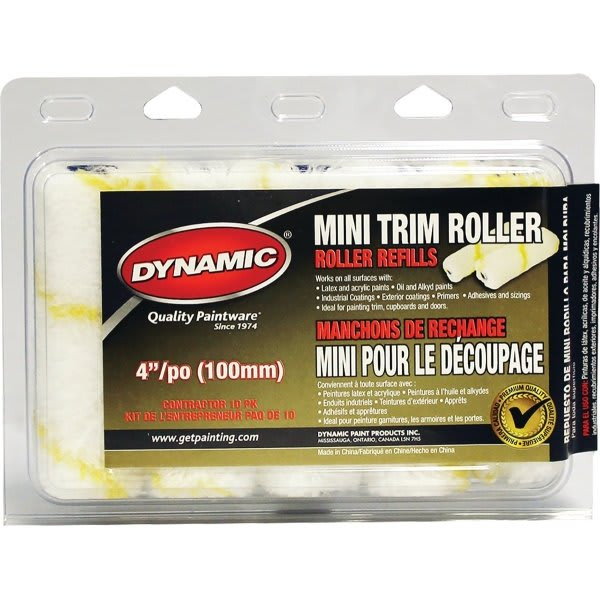 Dynamic Hm005315 100mm X 11mm 4" X 3/8" Mini Trim Refill, Package Of 10