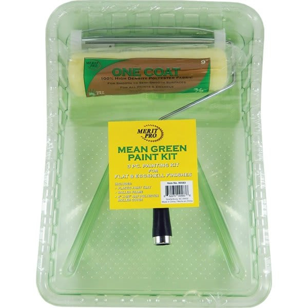 Merit Pro 00583 3 Piece Mean Green Paint Kit, Package Of 10 Kits