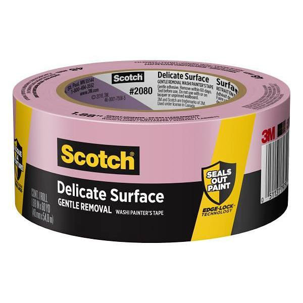 3m Scotch Delicate Surface Painter'S Tape, 1.88 In X 60 Yd, Case Of 12