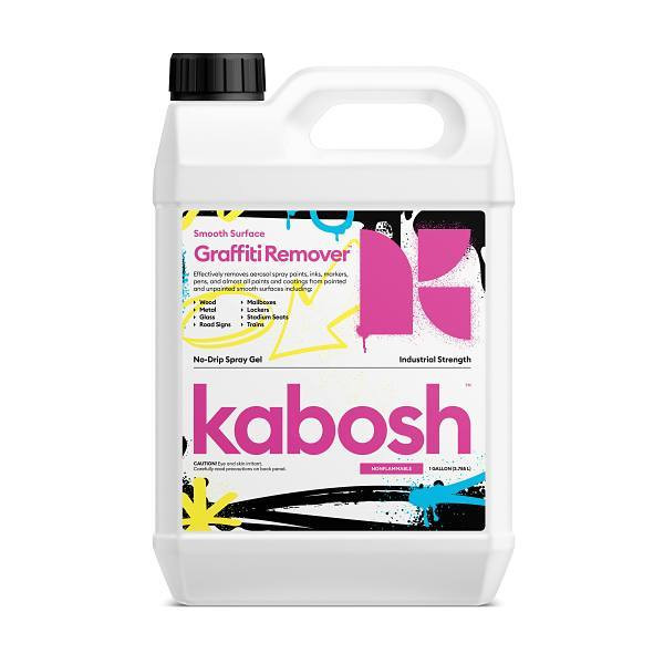 Kabosh Graffiti Remover, Smooth Surface, 1 Gallon 373294