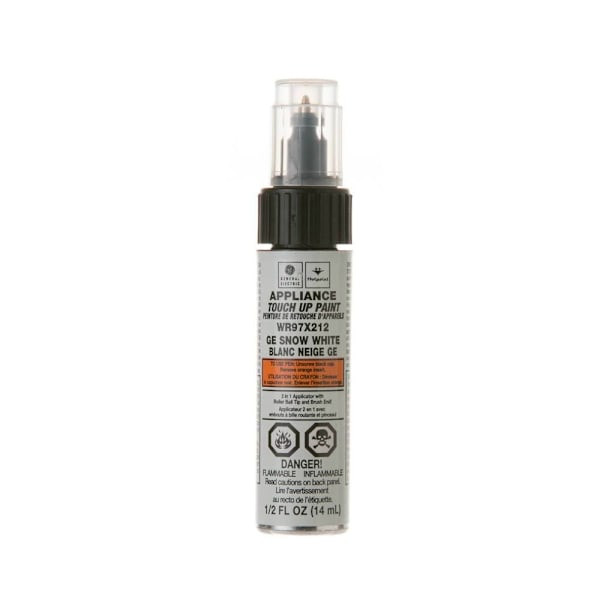 GE Replacement 5oz Snow White Touch-Up Paint For Refrigerator, Part# Wr97x212