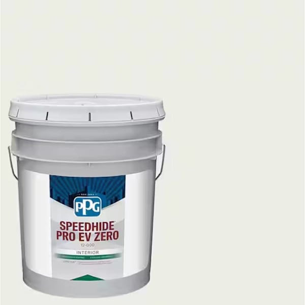 PPG Speedhide Pro-Ev Zero Interior Latex, Eggshell, Gypsum, 5 Gallon