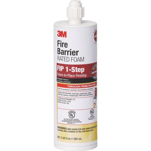 3m 12.85 Oz Fire Barrier Rated Foam, Fip 1-Step, Expands At Controlled Pace