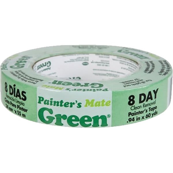 Tape Specialties 103369 1" X 60yd Painters Mate Green Masking Tape, Case Of 48