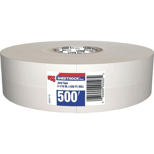 Usg 382198010 2-1/16" X 500' Sheetrock Paper Drywall Joint Tape, Case Of 10