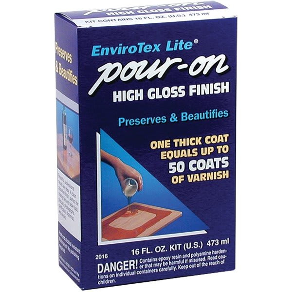 Eti 2016 16 Oz. High Gloss Envirotex Lite Polymer Coating Two Part Kit