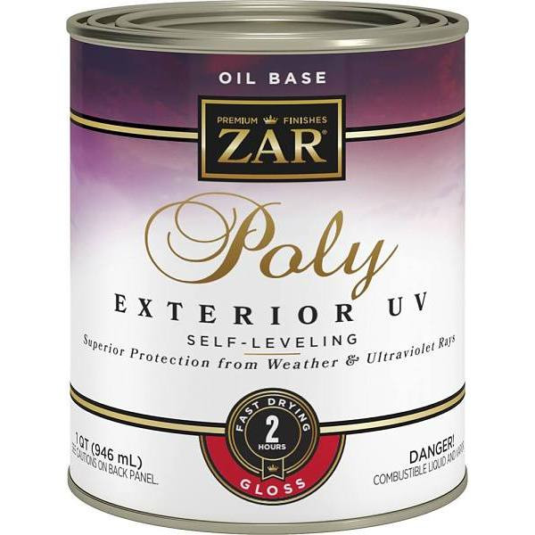 Zar 1 Qt. Gloss Poly Uv Ext Oil Base