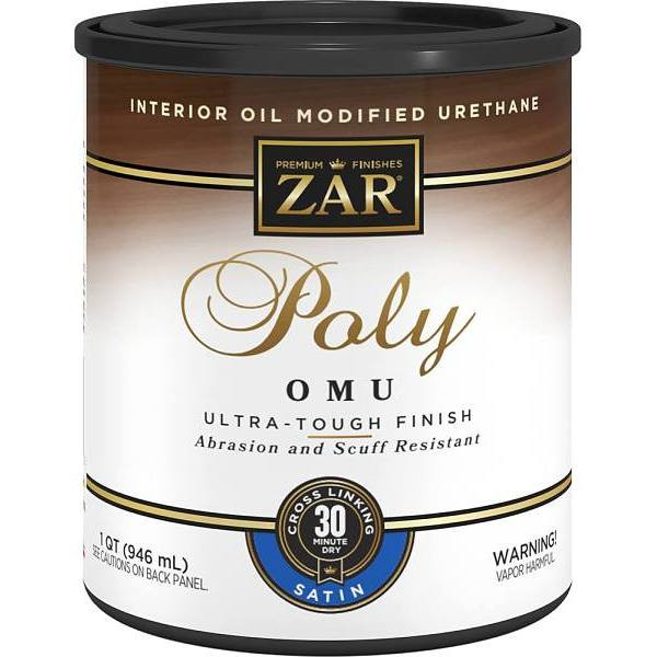 Zar 1 Qt. Satin Poly Omu Int Oil Modified Urethane