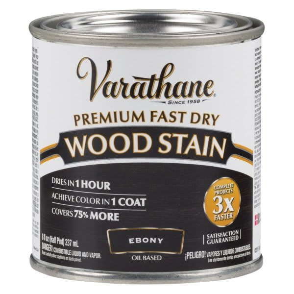 Rust-Oleum Varathane Ebony Fast Dry Wood Stain Case Of 4