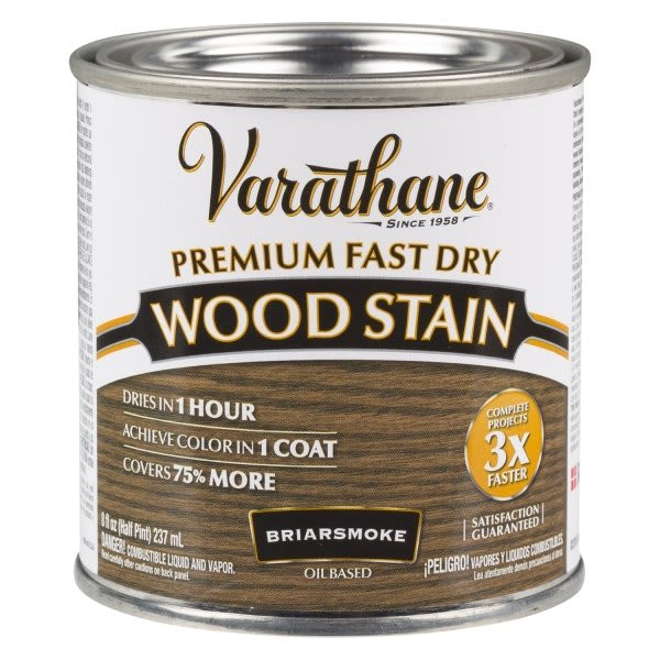 Rust-Oleum Varathane Briar Smoke Fast Dry Wood Stain Case Of 4