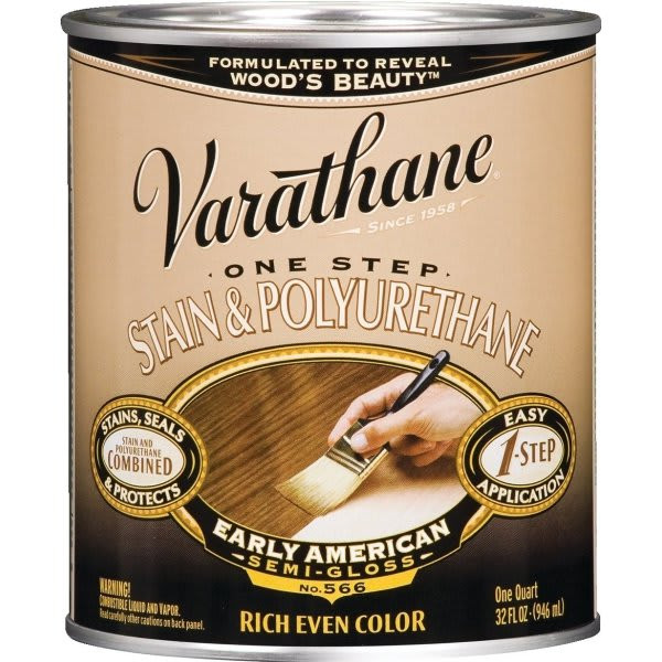 Rust-Oleum Varathane Early American One Step Stain And Polyurethane Case Of 2