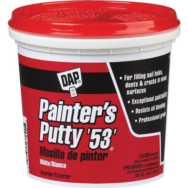 DAP 1 Qt White Painter'S Putty 53 Package Of 6