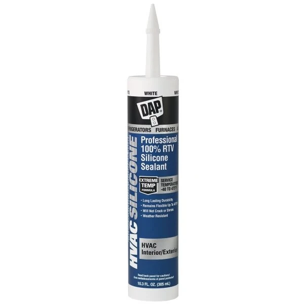 Dap 10 Oz Hvac Professional Rtv Silicone Sealant (White) (12-Count)