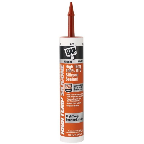 Dap Hi-Temp 10 Oz Red Rtv Silicone Sealant (12-Count)