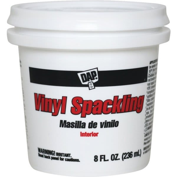 Dap 8 Oz White Vinyl Spackling Package Of 12