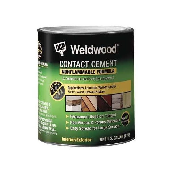 Dap Weldwood 1 Gal Non-Flammable Contact Cement Package Of 4