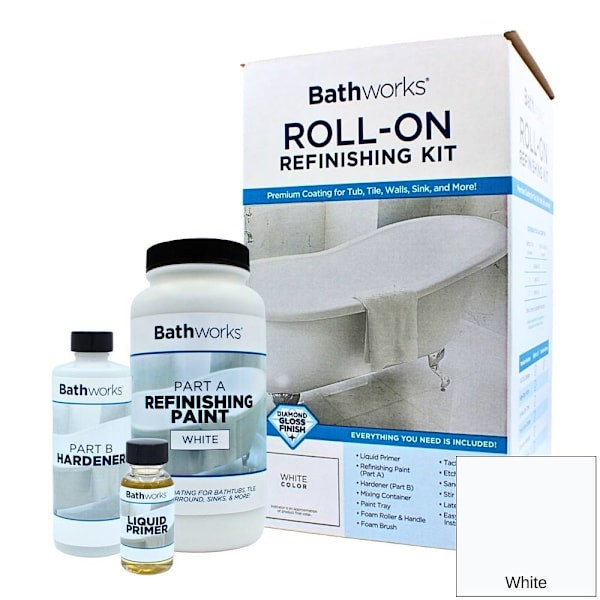 Bathworks Bathtub And Wall Refinishing Kit - White