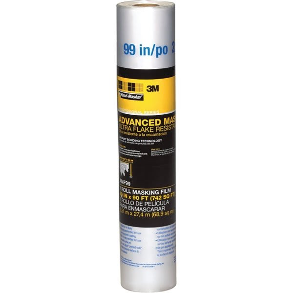 3m Amf99 99" X 90' .35mil Hand-Masker Advanced Masking Film