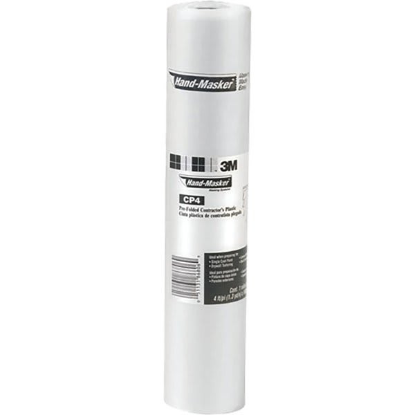 3m 4 X 180 Ft. Hand-Masker Contractors Plastic (12-Pack)
