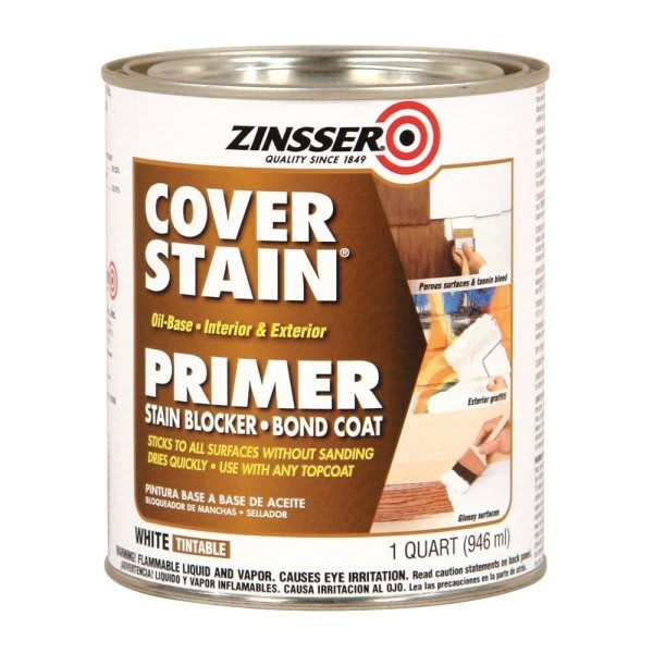 Zinsser Cover Stain High Hide Primer, Case Of 6